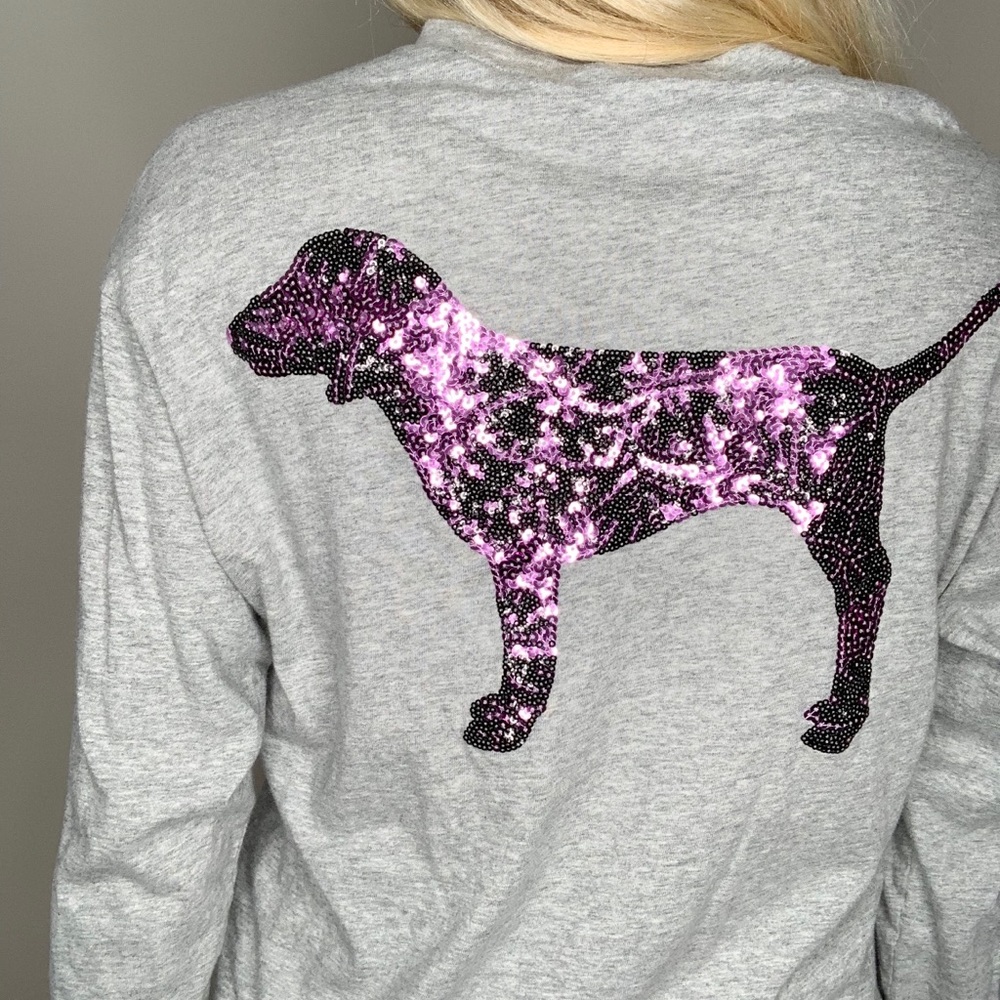 Victoria’s Secret Pink Sequin Longsleeve